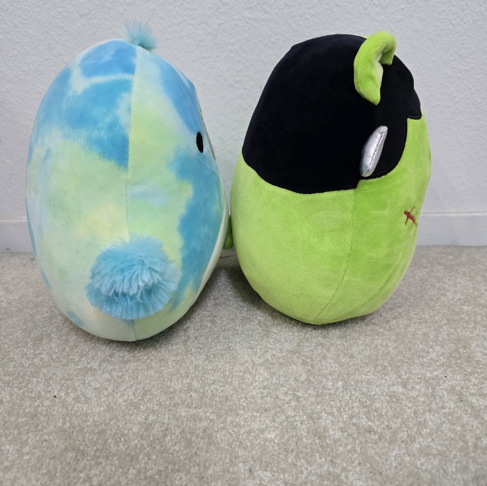 2 Pc 8" Squishmallows Omari & Len the Frankenstein Bear - Picture 3 of 9